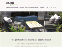Tablet Screenshot of carogardendesign.co.uk